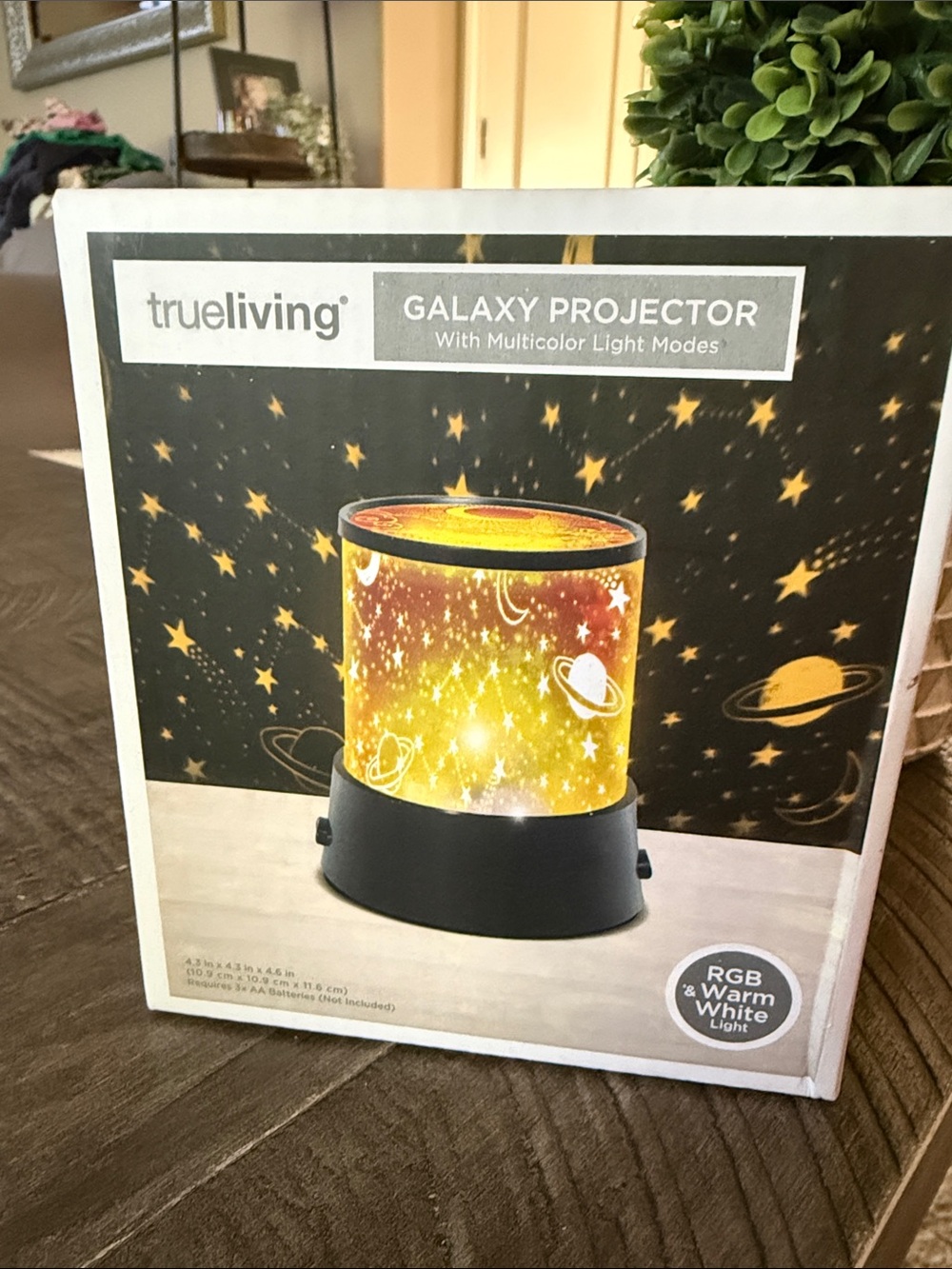 trueliving Galaxy Projector - Starry Multicolor Night Light